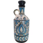 Ceramic Water Bottle Multipurpose Storage 1 Ltr Bottle Handicraft