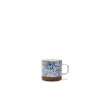 Delft Pattern Ceramic Mug, 3.5"